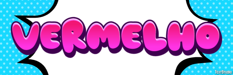 Vermelho Texteffekt