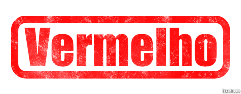 Vermelho Texteffekt