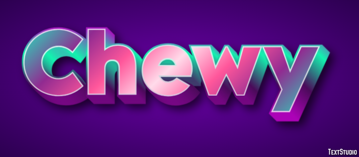 Chewy Text effect
