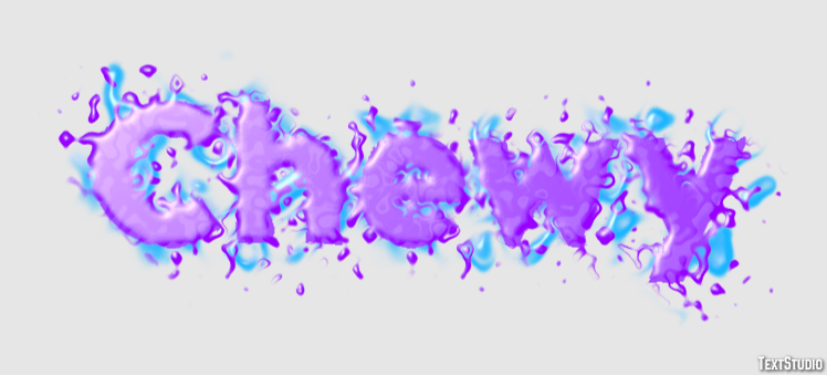 Chewy Tekst Effect