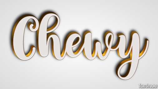 Chewy Text effect