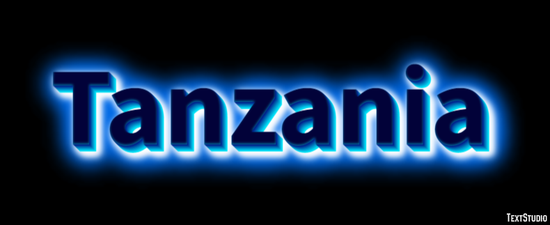 Tanzania Tekst Effect