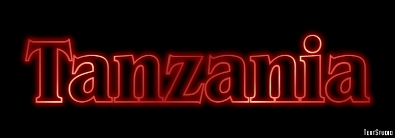 Tanzania Text effect