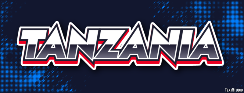 Tanzania Text effect