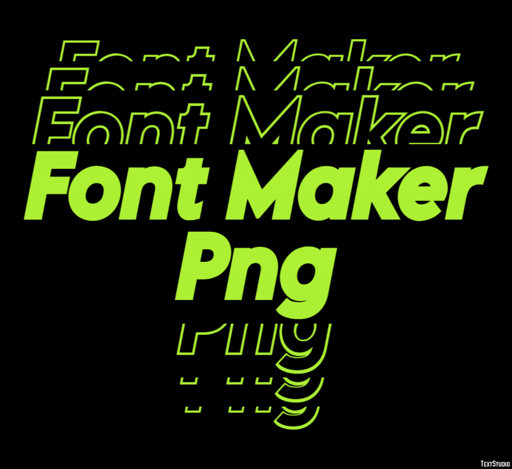 Font Maker Png Efekt tekstowy