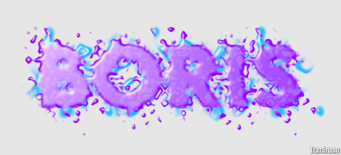 Boris Texteffekt