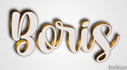 Boris Efekt tekstowy