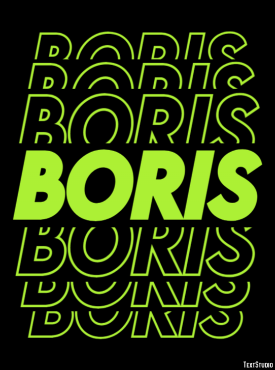 Boris Texteffekt