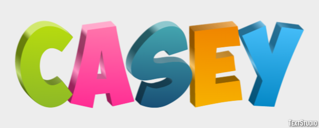 Casey Text Effect