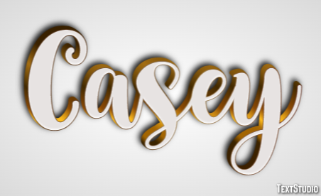 Casey Text Effect