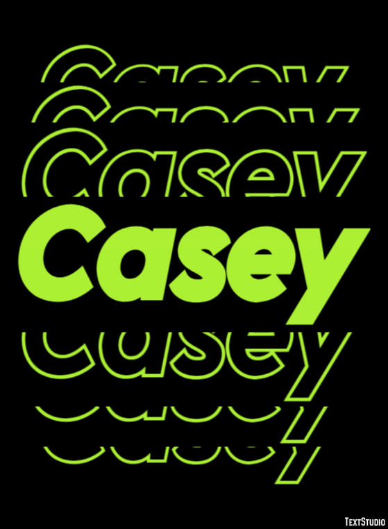 Casey Text Effect