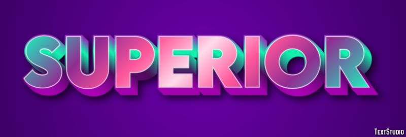 Superior Efekt tekstowy