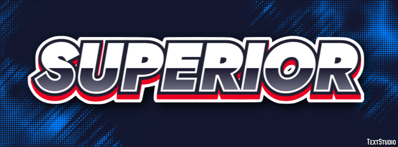 Superior Efekt tekstowy