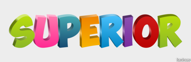 Superior Efekt tekstowy