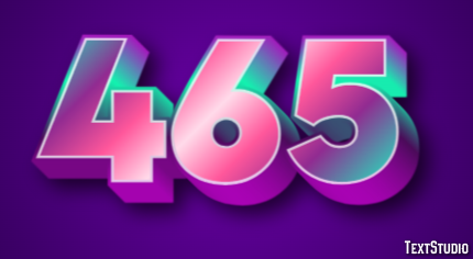 465 Text Effect