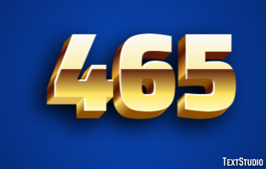 465 Text Effect
