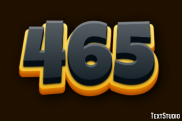 465 Text effect