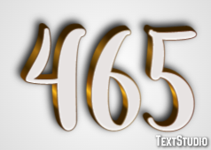 465 Text Effect