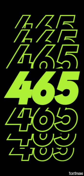 465 Text Effect