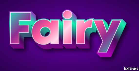 Fairy Эффект текста