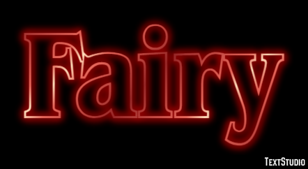 Fairy Эффект текста
