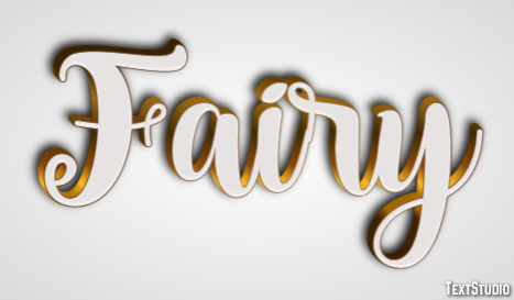 Fairy Эффект текста