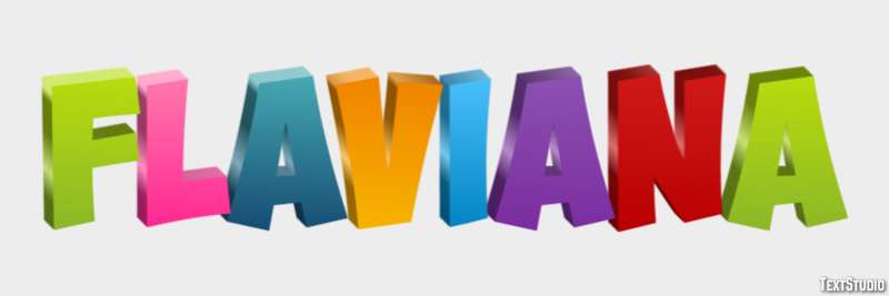 Flaviana Effetto testo