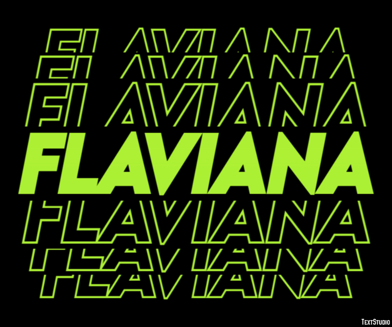 Flaviana Effetto testo