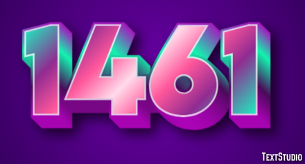 1461 Effetto testo