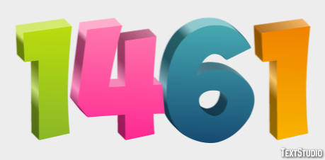 1461 Effetto testo