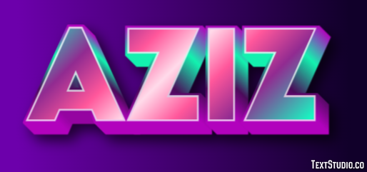 Aziz Texteffekt