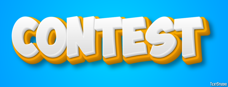 Contest Text Effect