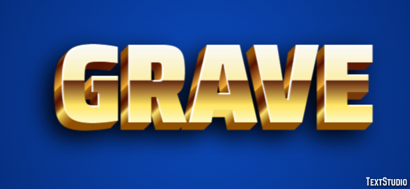Grave Text Effect