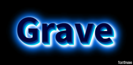 Grave Text Effect