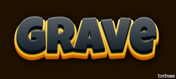 Grave Text Effect