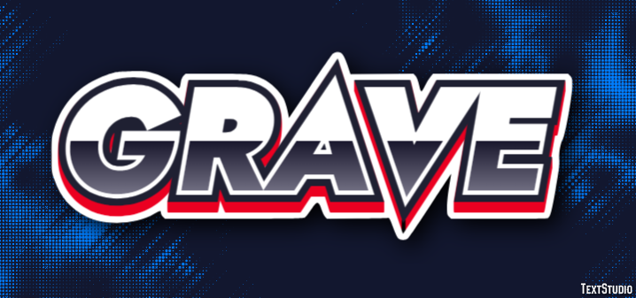 Grave Text Effect