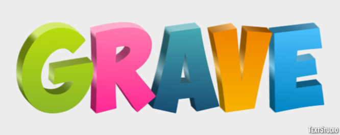 Grave Text Effect