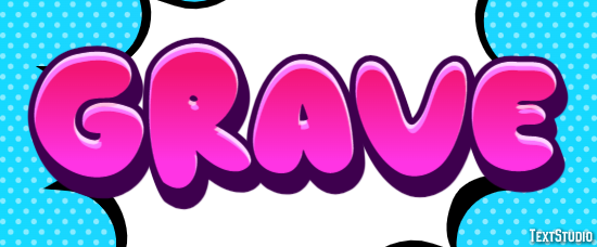 Grave Text Effect