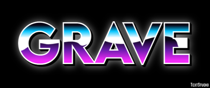 Grave Text Effect