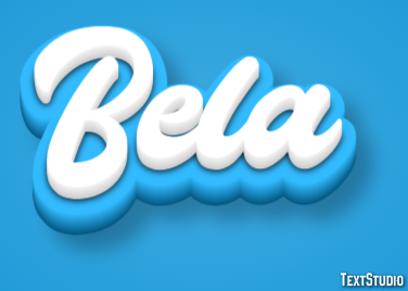 Bela Text effect