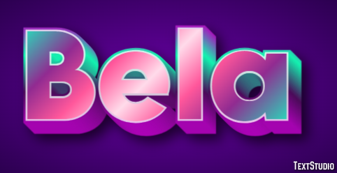 Bela Text Effect