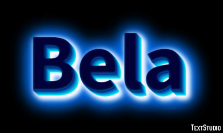 Bela Efeito de texto