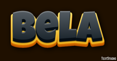 Bela Text Effect