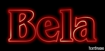 Bela Text effect