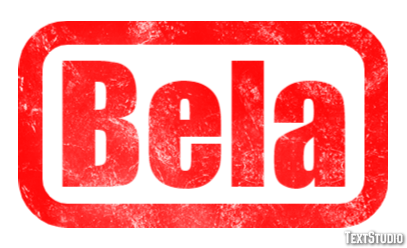 Bela Efeito de texto