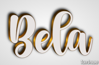 Bela Text Effect
