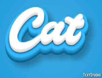 Cat Эффект текста