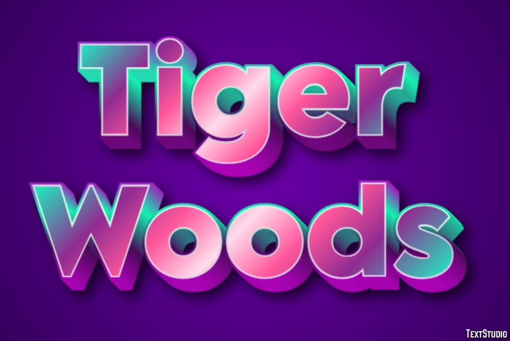 Tiger Woods Metin Efekti