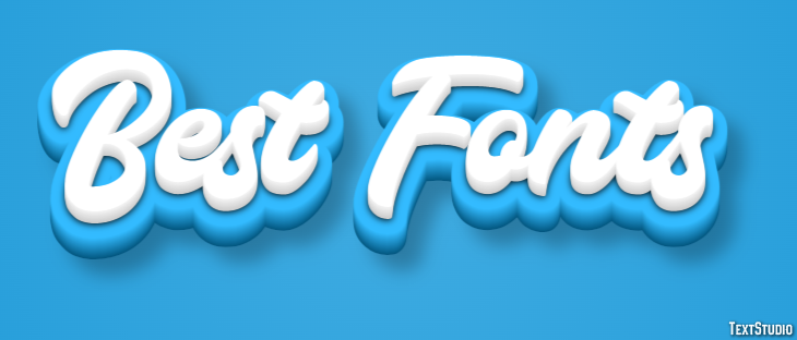 Best Fonts Text Effect
