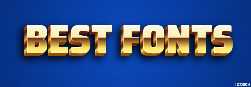 Best Fonts Text Effect